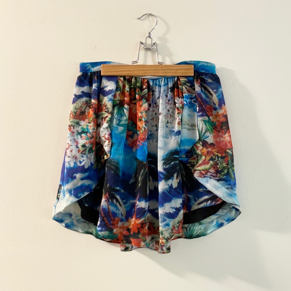 ZARA Printed mini skirt size small